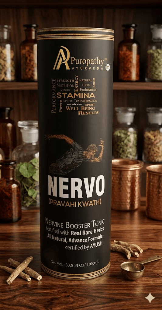 “Puropathy Nervo Pravahi Kwath Ayurvedic Liquid for Nerve Strength, Stress Relief and Relaxation Support”