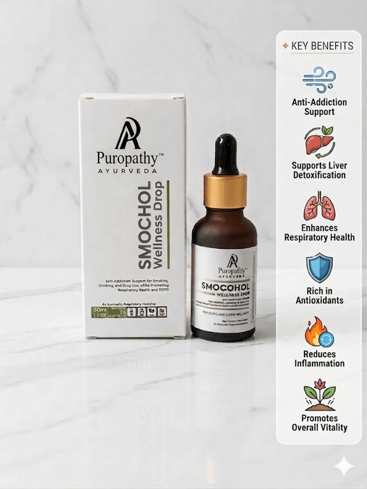 “Puropathy Smochol Wellness Drop Ayurvedic Liquid for Cholesterol Balance, Heart Health and Metabolism Support”