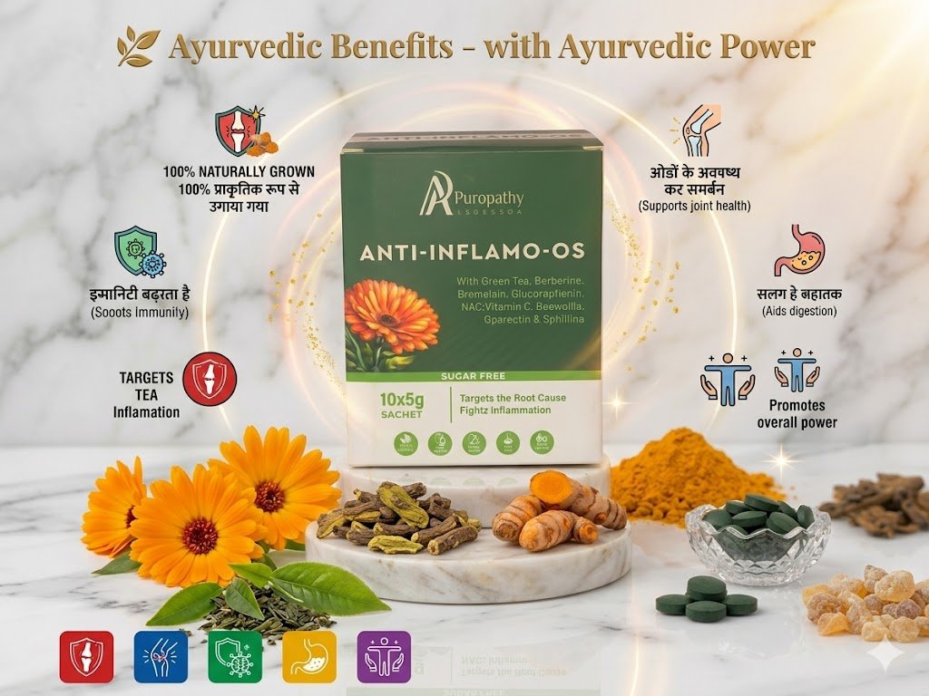 Anti Inflamo OS Joint Pain Inflammation Relief Ayurvedic Puropathy