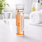 “L-Arginine effervescent tablets container with fizzy health supplement branding ARGIMIC”
