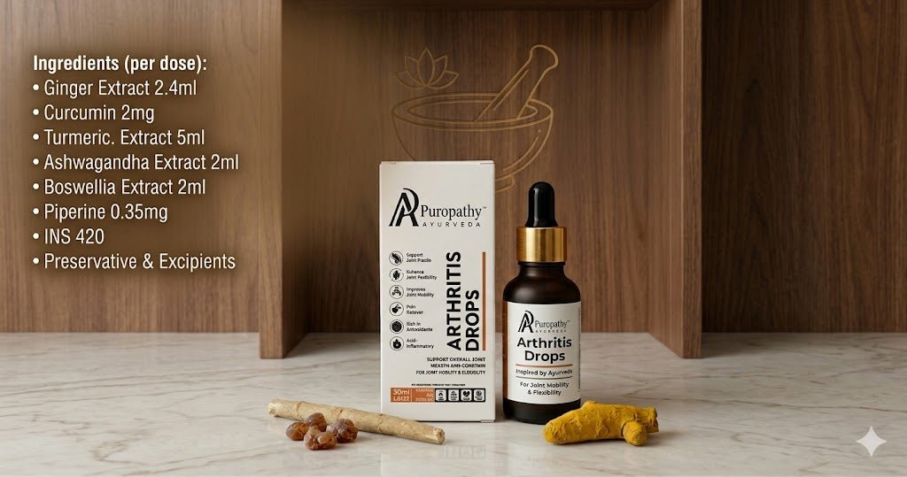 “Puropathy Ortho Ayurvedic Supplement for Joint Pain Relief, Bone Strength and Mobility Support”