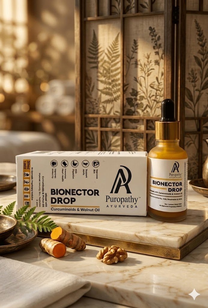 “Liquid wellness drops by BIONECTOR with daily nutritional support formula”