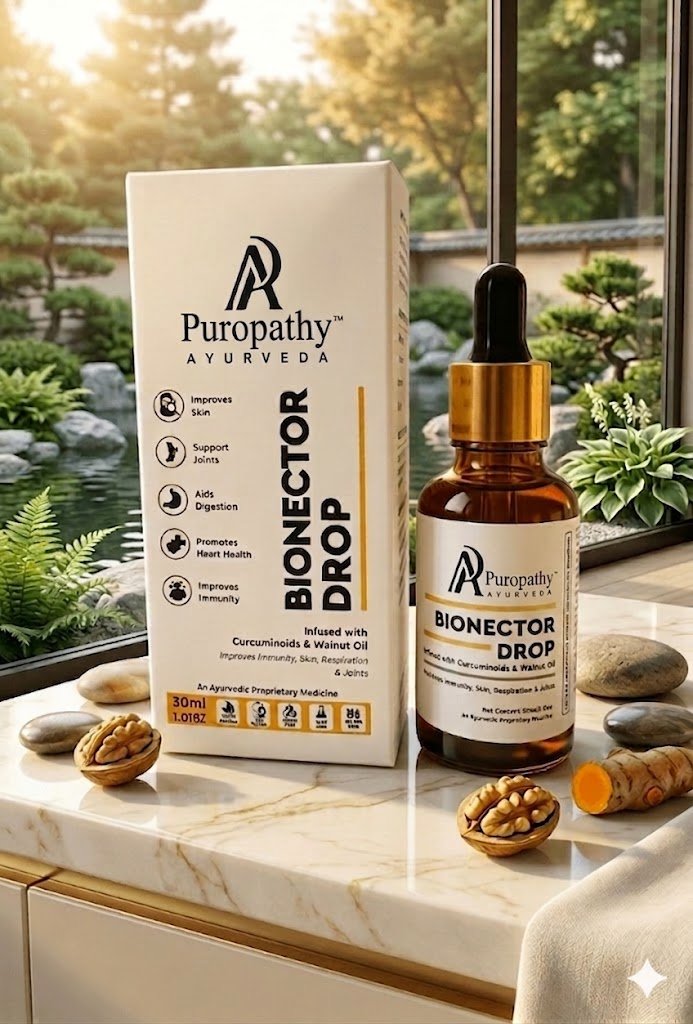 “Liquid wellness drops by BIONECTOR with daily nutritional support formula”