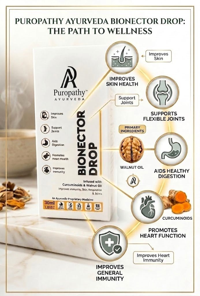 “Liquid wellness drops by BIONECTOR with daily nutritional support formula”