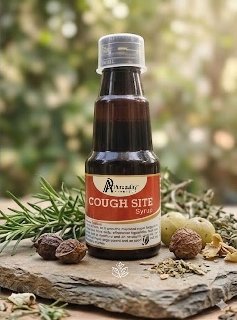 Coughsite Dry Cough Relief Herbal Syrup Ayurvedic Puropathy