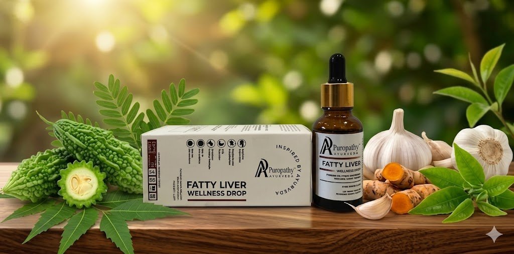 Fatty Liver Wellness Drop Puropathy Ayurveda for liver detox and liver health support