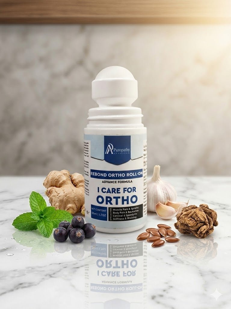 “Puropathy Rebond Ortho Roll-On Ayurvedic Pain Relief Oil for Joint Pain, Muscle Pain and Instant Comfort”