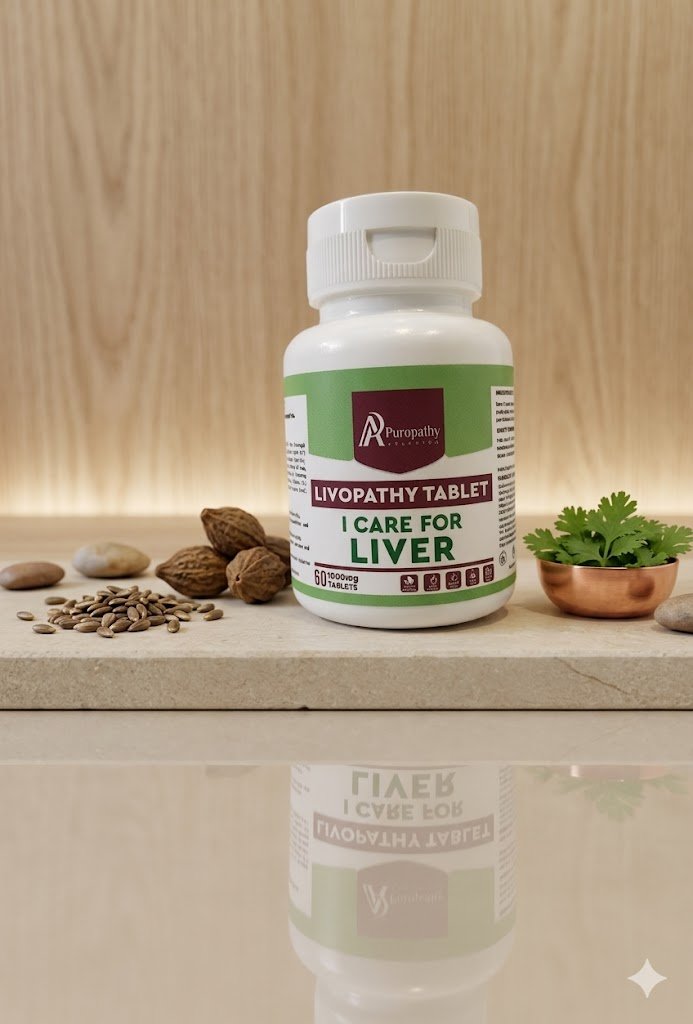 Puropathy Ayurvedic Liver Support Tablet for Liver Detox and Healthy Digestion