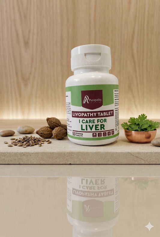 Puropathy Ayurvedic Liver Support Tablet for Liver Detox and Healthy Digestion