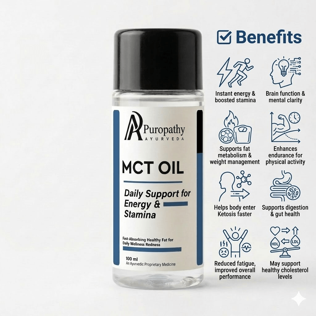 Puropathy MCT Oil for Instant Energy, Improved Metabolism and Keto Diet Support”