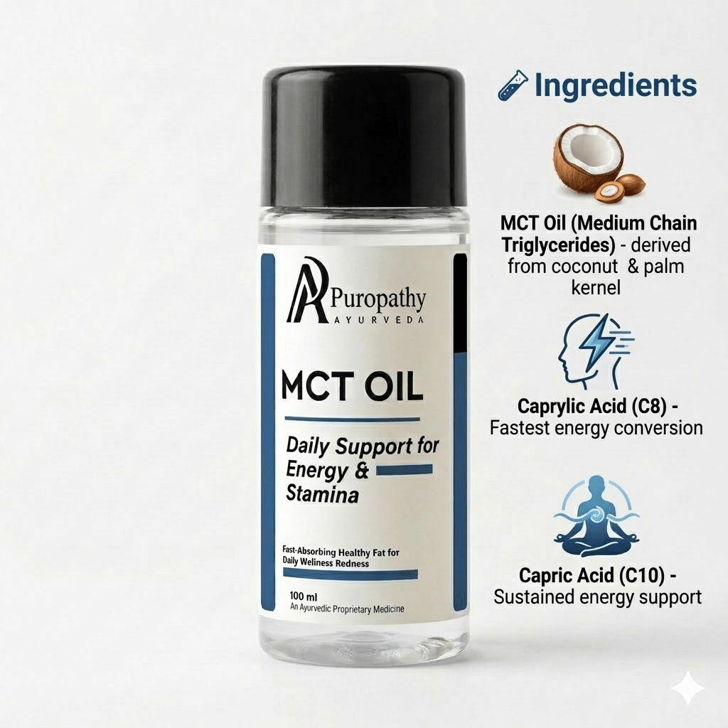 Puropathy MCT Oil for Instant Energy, Improved Metabolism and Keto Diet Support”