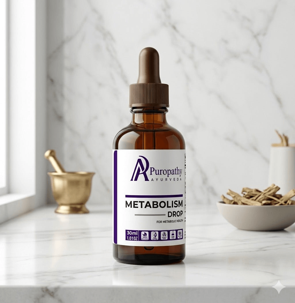 Puropathy Metabolism Drop Ayurvedic Liquid Formula for Improved Metabolism, Fat Burning and Energy Support”