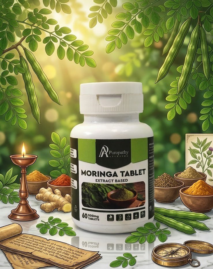 “Puropathy Natural Care Moringa Capsules with Powerful Antioxidants for Immunity, Energy and Overall Wellness”