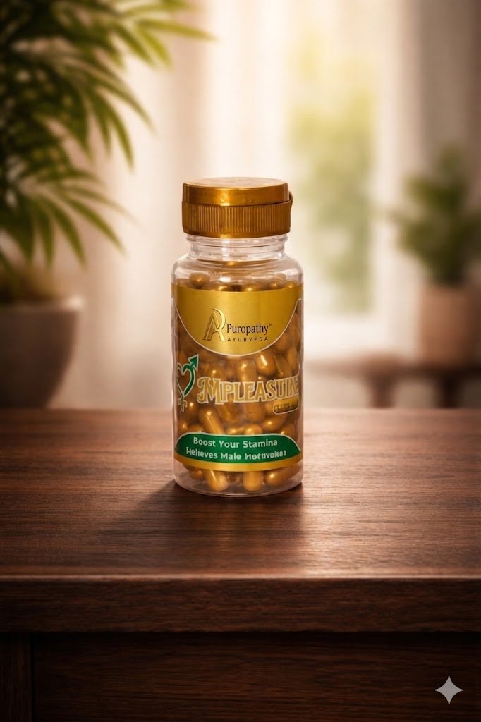 “Puropathy MPLEASURE Capsules Ayurvedic Supplement for Men’s Vitality, Strength and Performance Support”