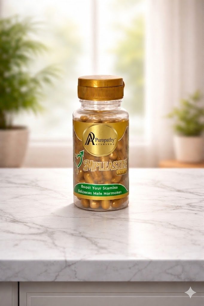 “Puropathy MPLEASURE Capsules Ayurvedic Supplement for Men’s Vitality, Strength and Performance Support”