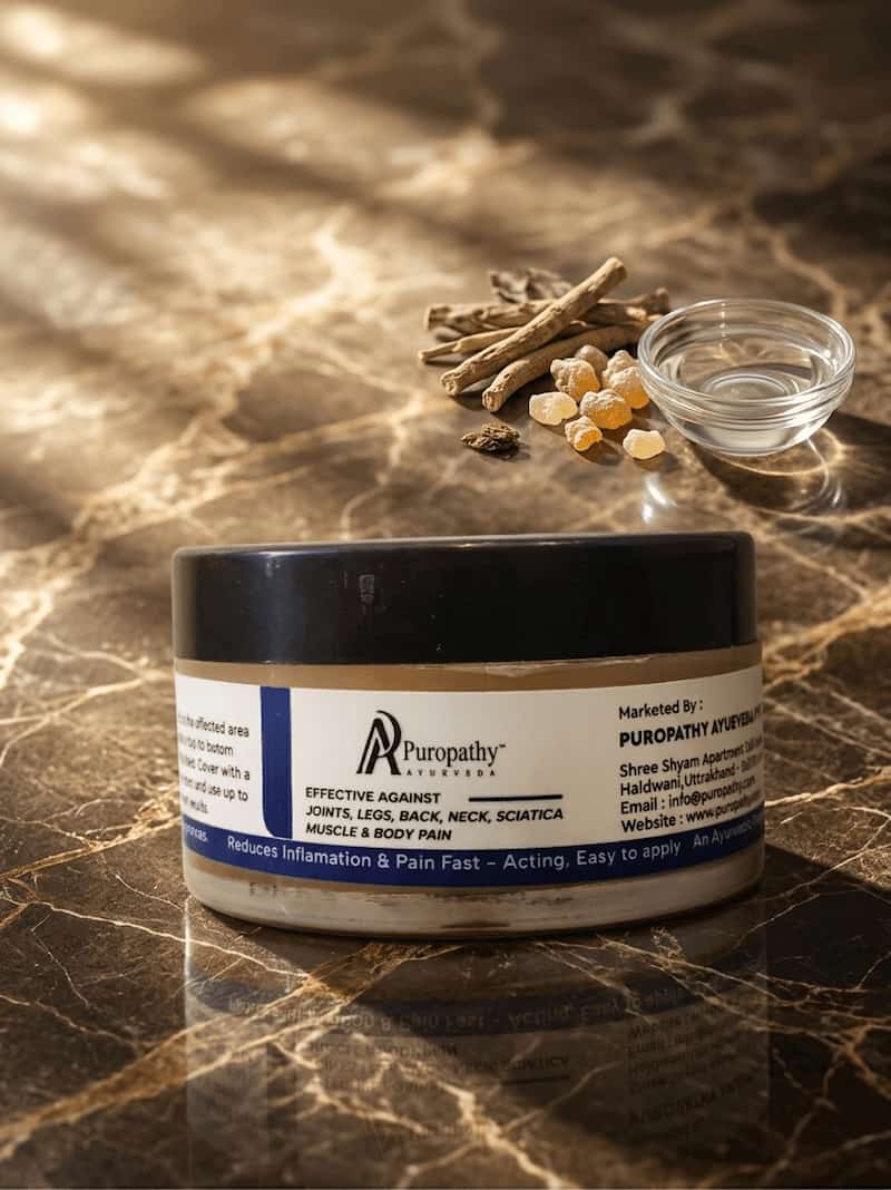 “Ortho Pain Relief Balm for muscle, joint, and back pain soothing support”