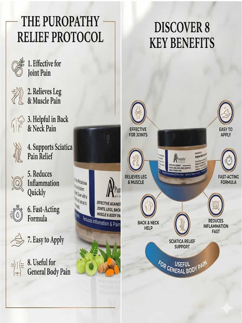 “Ortho Pain Relief Balm for muscle, joint, and back pain soothing support”
