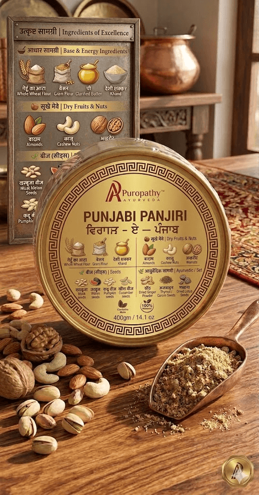 “Puropathy Punjabi Panjiri Traditional Energy-Rich Nutritional Mix for Strength, Immun"