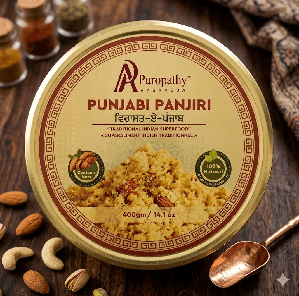 “Puropathy Punjabi Panjiri Traditional Energy-Rich Nutritional Mix for Strength, Immun"