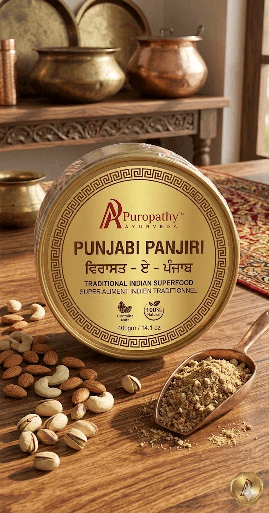 “Puropathy Punjabi Panjiri Traditional Energy-Rich Nutritional Mix for Strength, Immun"