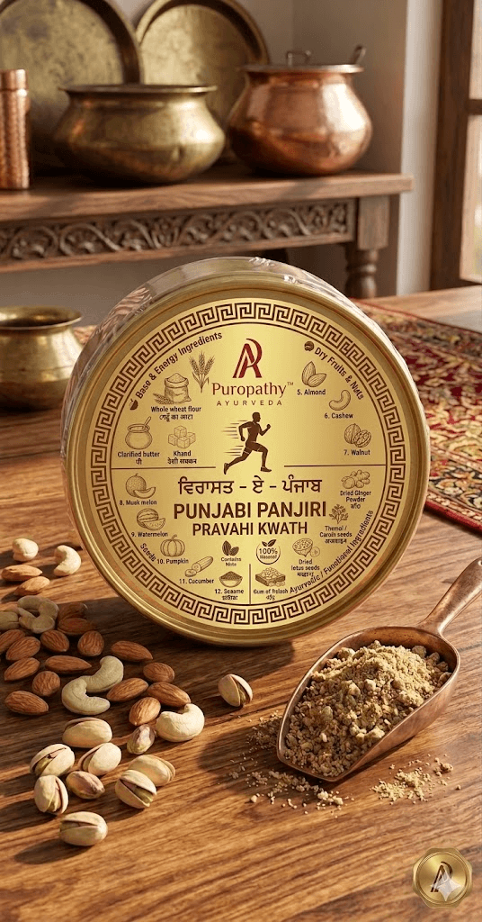 “Puropathy Punjabi Panjiri Traditional Energy-Rich Nutritional Mix for Strength, Immun"