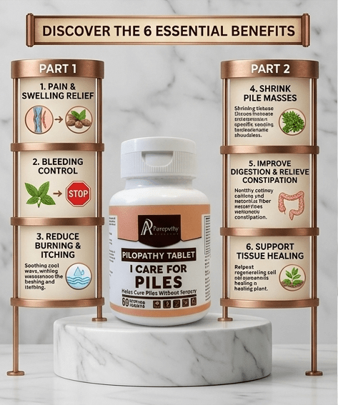 “Puropathy Natural Care Piles Ayurvedic Supplement for Hemorrhoids, Pain Relief and Digestive Support”