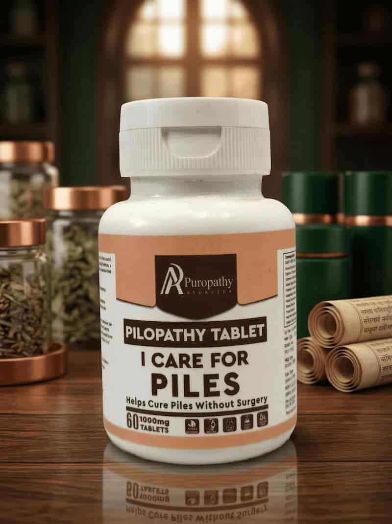 “Puropathy Natural Care Piles Ayurvedic Supplement for Hemorrhoids, Pain Relief and Digestive Support”