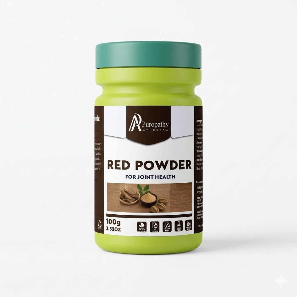 “Puropathy RED Powder Ayurvedic Herbal Blend for Energy, Stamina and Daily Wellness Support”