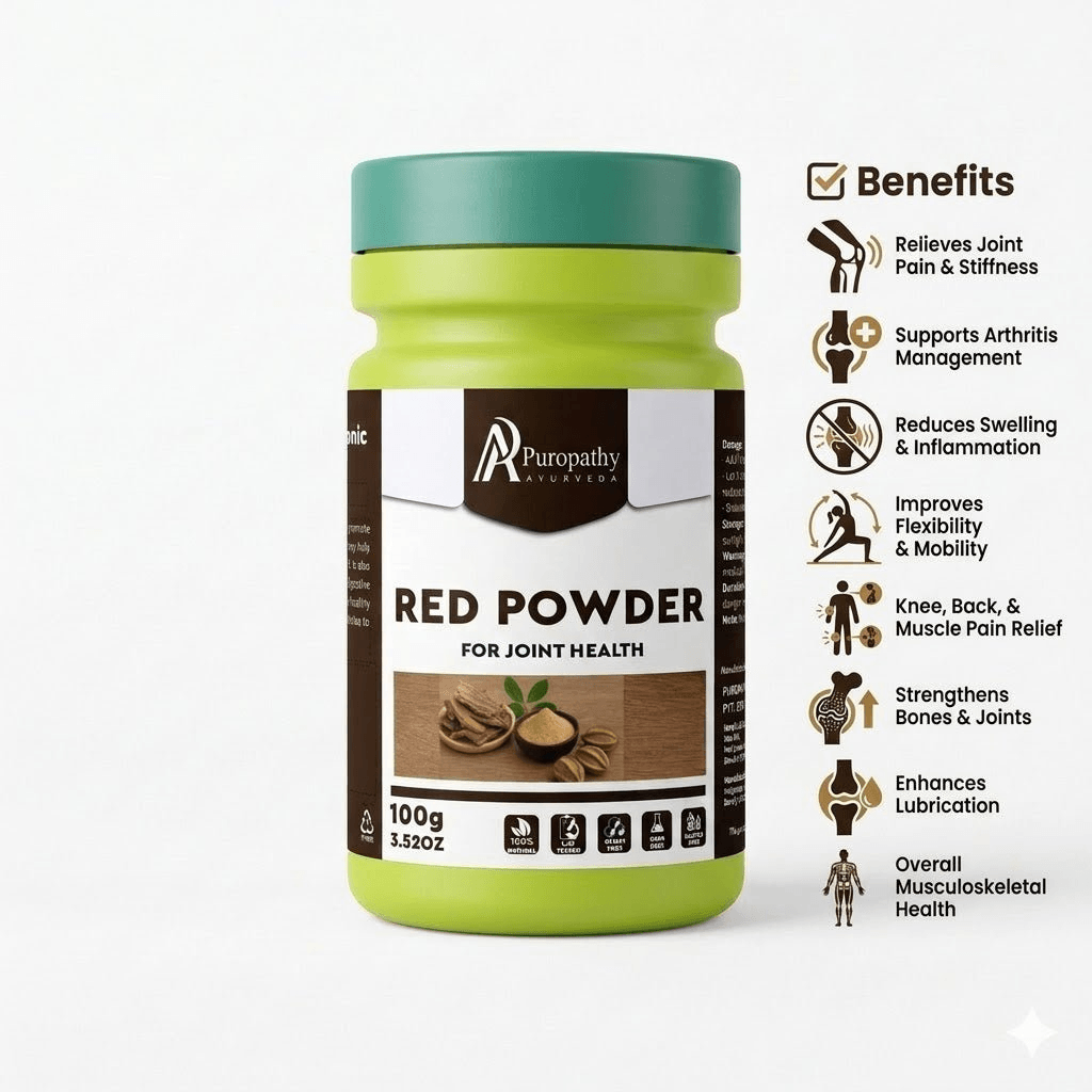“Puropathy RED Powder Ayurvedic Herbal Blend for Energy, Stamina and Daily Wellness Support”