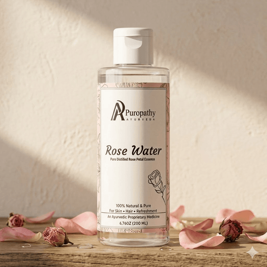 “Puropathy Rose Water Pure Natural Hydrating Toner for Glowing Skin and Refreshing Skin Care”