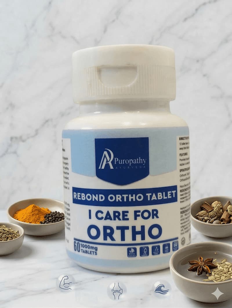 “REBOND Ortho Pain Relief Tablets for joint, muscle, and orthopedic pain support”