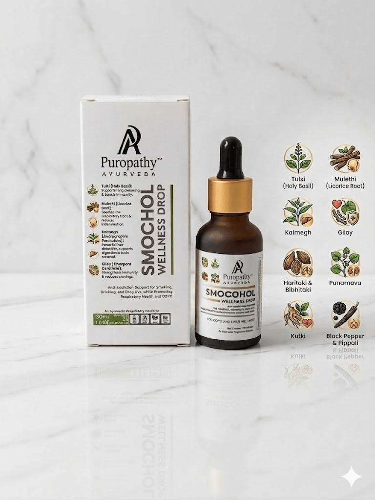 “Puropathy Smochol Wellness Drop Ayurvedic Liquid for Cholesterol Balance, Heart Health and Metabolism Support”