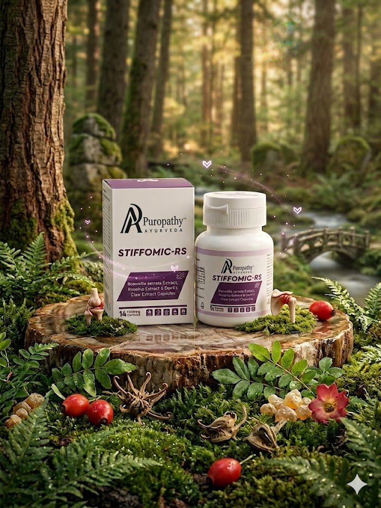 “Puropathy STIFFOMIC-RS Capsules Ayurvedic Joint Support Formula for Stiffness, Pain Relief and Mobility Improvement”