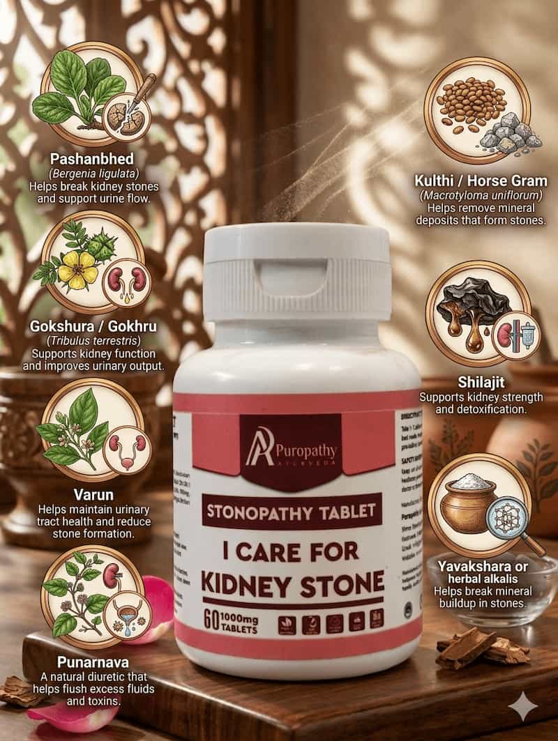 “STONOPATHY Tablets herbal wellness supplement with kidney and urinary care support”